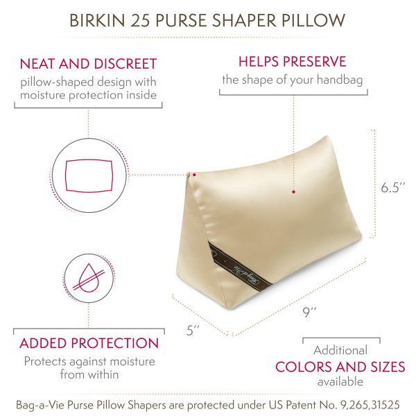 Custom Birkin 25 Handbag Storage Pillow Shaper