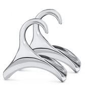 Deluxe Handbag Hanger 2 Pack – Silver Metal
